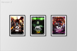 Guild Wars 2 Movie Poster Trilogy